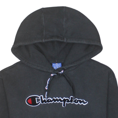 Mens UK Size XS Champion Black Pullover Hoodie