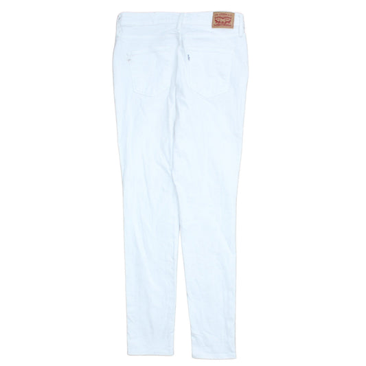 Womens UK Size 27 Levi's Slim Fit Skinny White Jeans