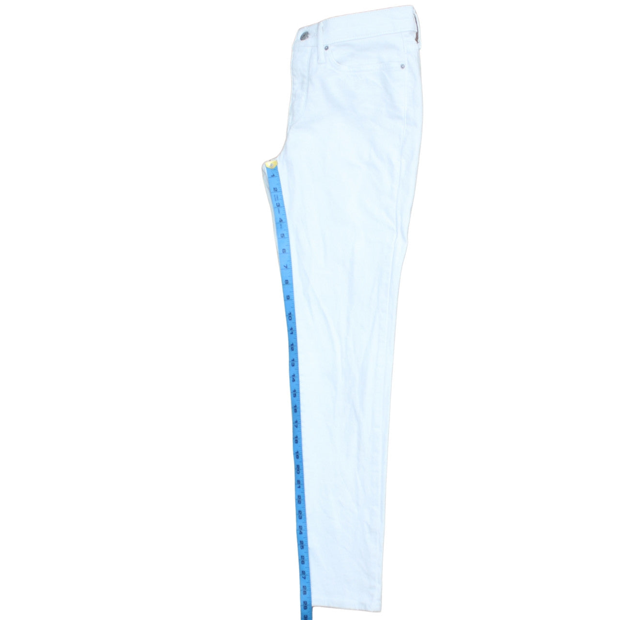 Womens UK Size 27 Levi's Slim Fit Skinny White Jeans