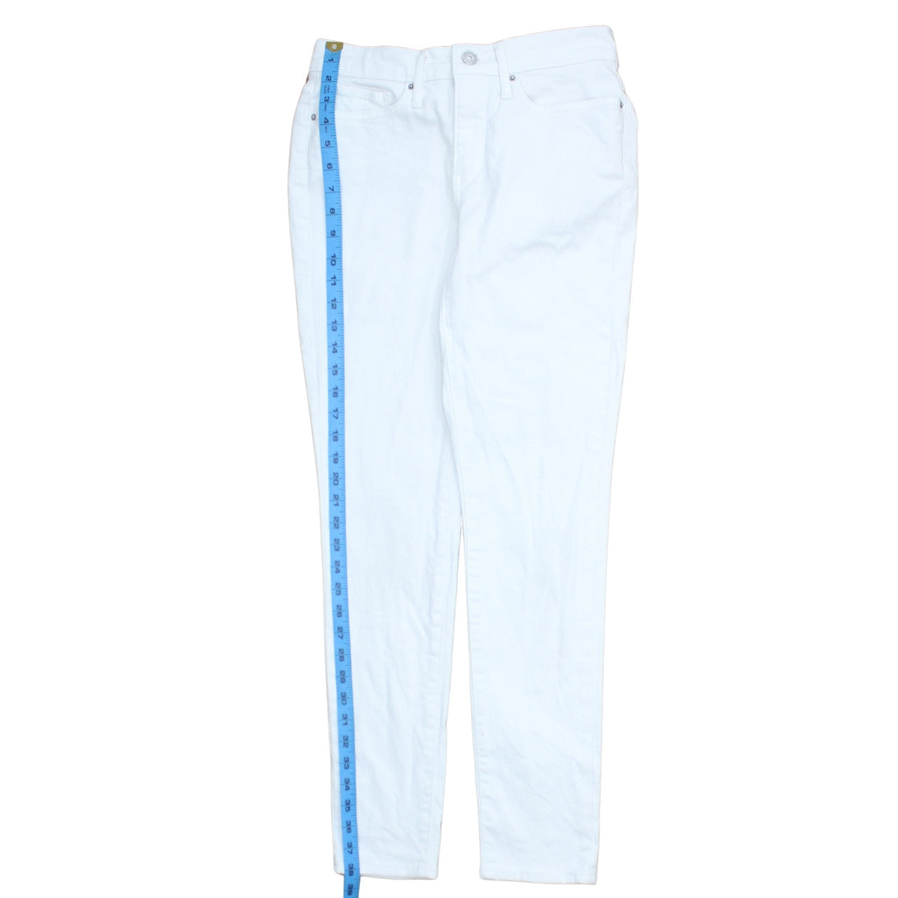 Womens UK Size 27 Levi's Slim Fit Skinny White Jeans