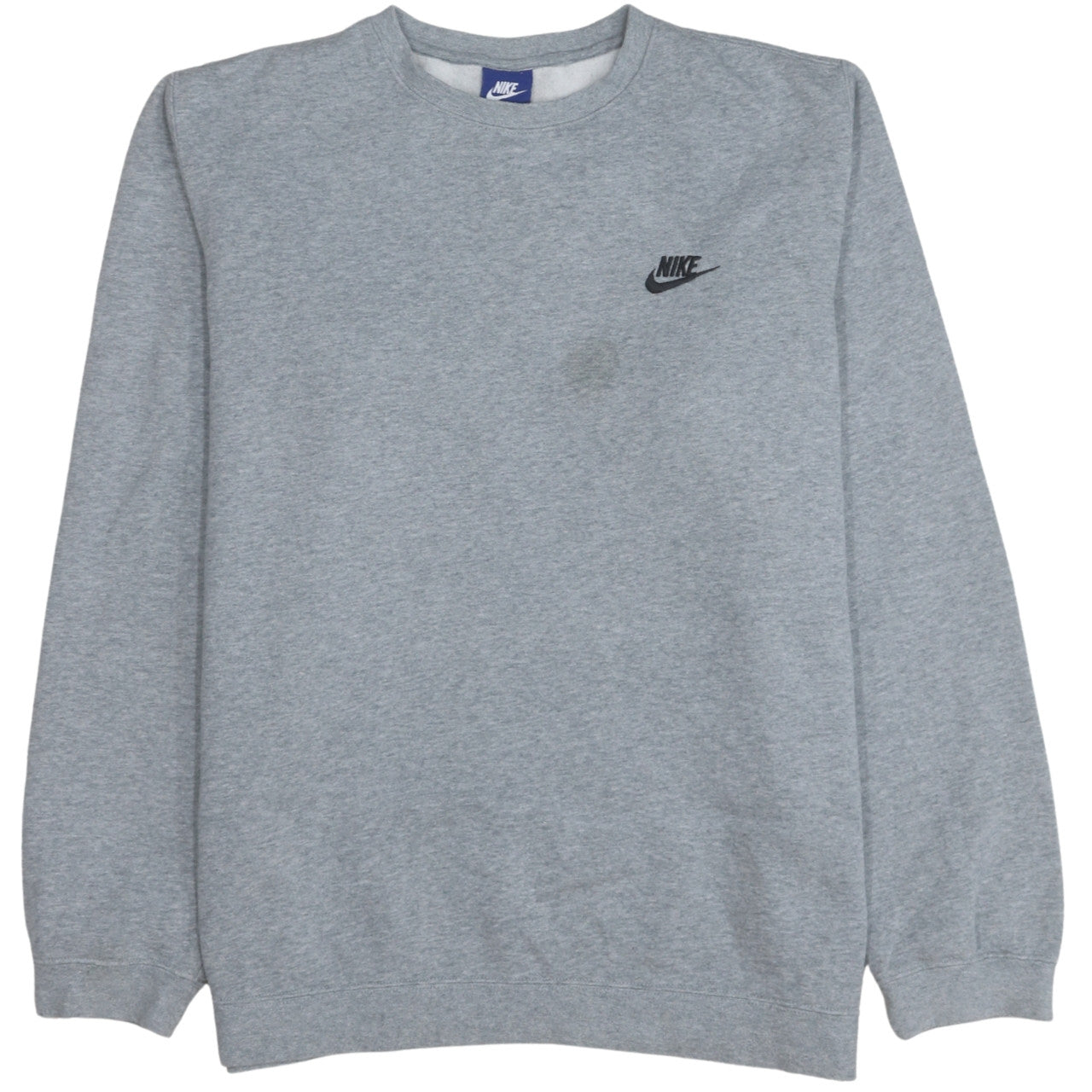 Mens UK Size L Nike Grey Pullover Sweatshirt