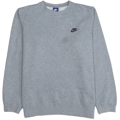 Mens UK Size L Nike Grey Pullover Sweatshirt