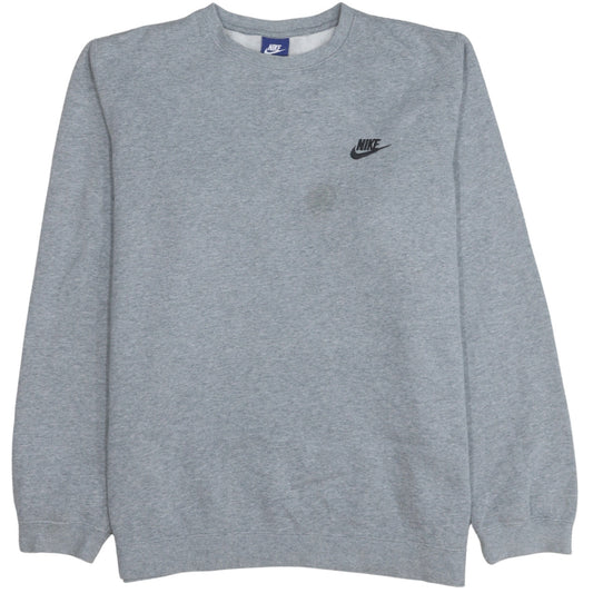 Mens UK Size L Nike Grey Pullover Sweatshirt