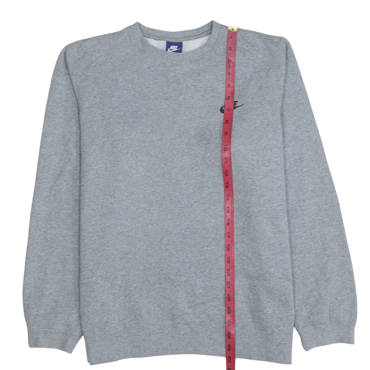 Mens UK Size L Nike Grey Pullover Sweatshirt