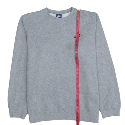 Mens UK Size L Nike Grey Pullover Sweatshirt