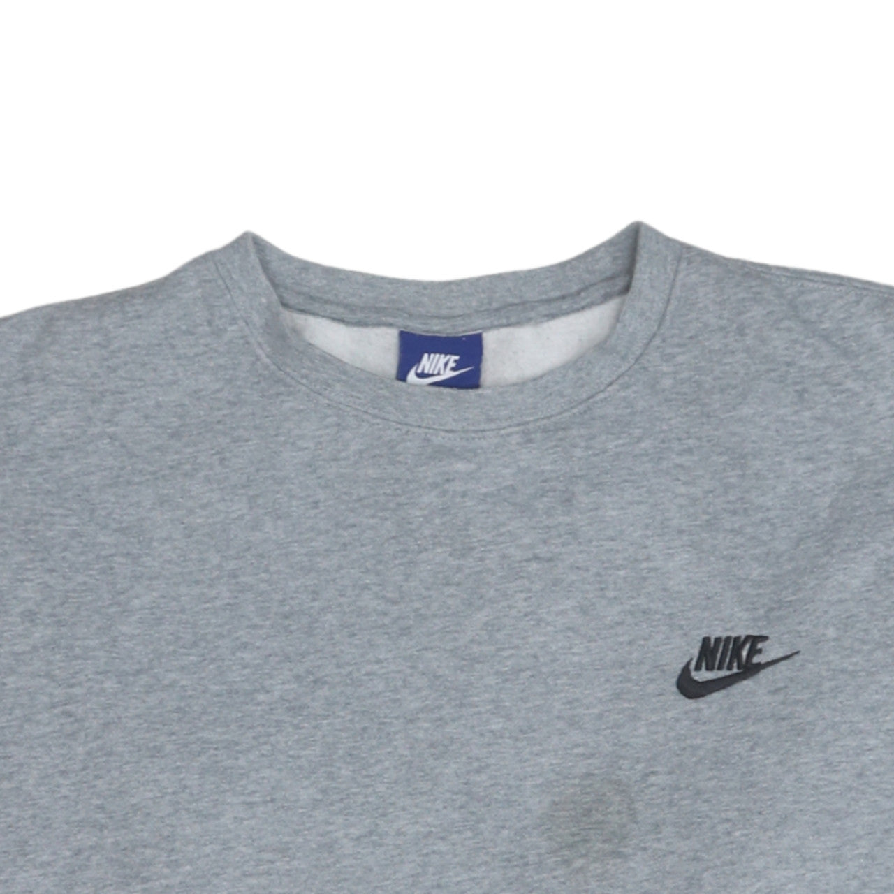 Mens UK Size L Nike Grey Pullover Sweatshirt