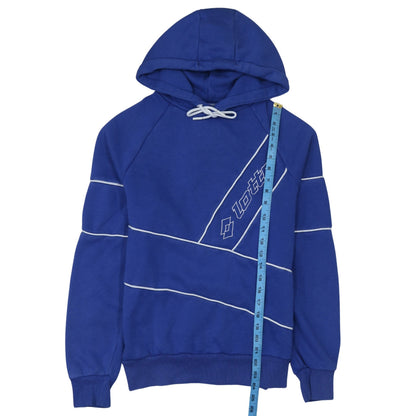 Mens UK Size XS Lotto x Primark Blue Pullover Hoodie