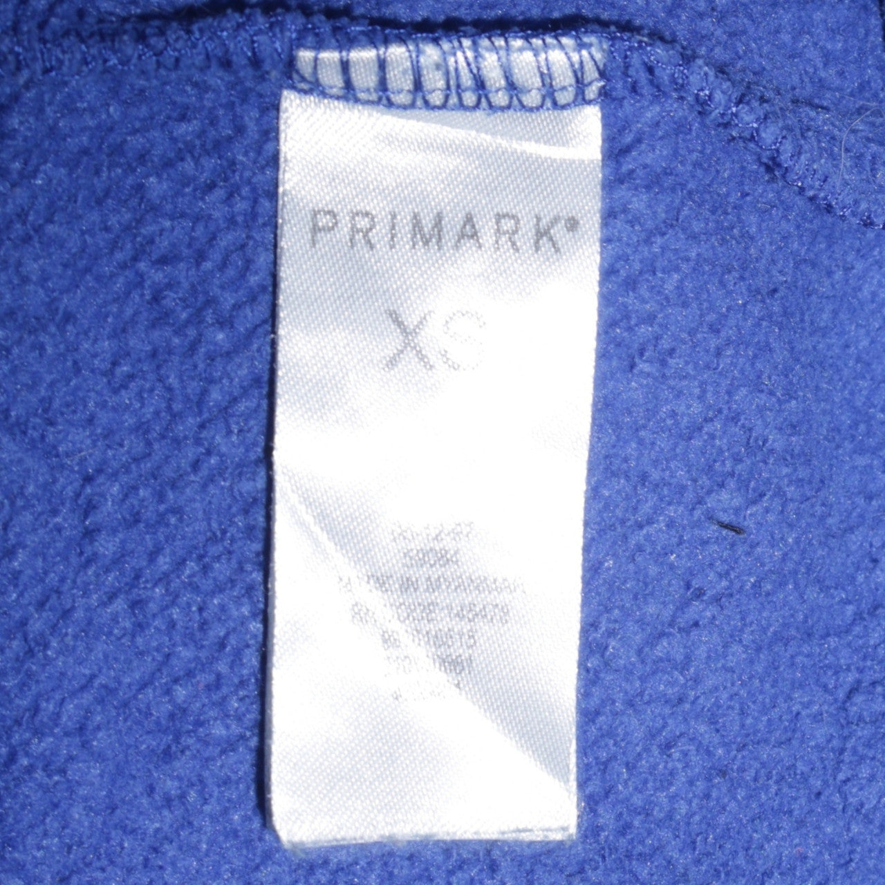 Mens UK Size XS Lotto x Primark Blue Pullover Hoodie