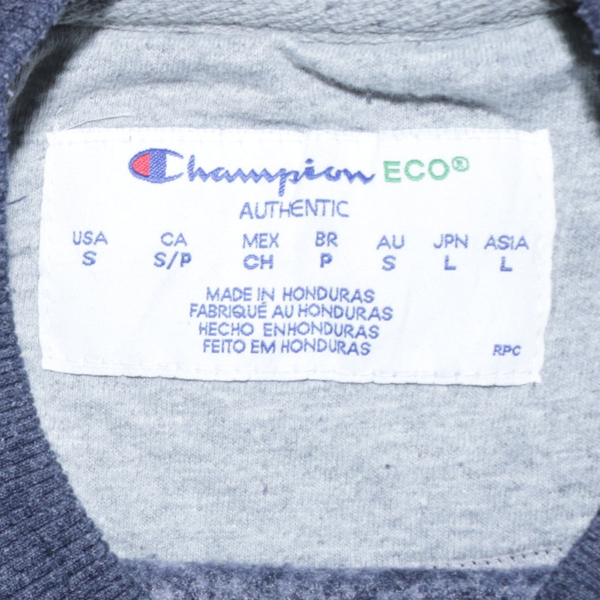 Mens UK Size S Champion Grey Pullover Sweatshirt