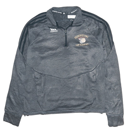 Mens UK Size L adidas Grey 1/2 Zip Sweatshirt