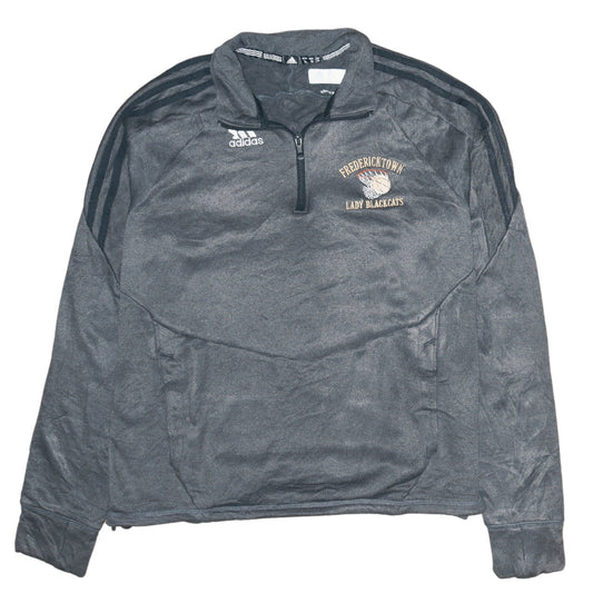 Mens UK Size L adidas Grey 1/2 Zip Sweatshirt