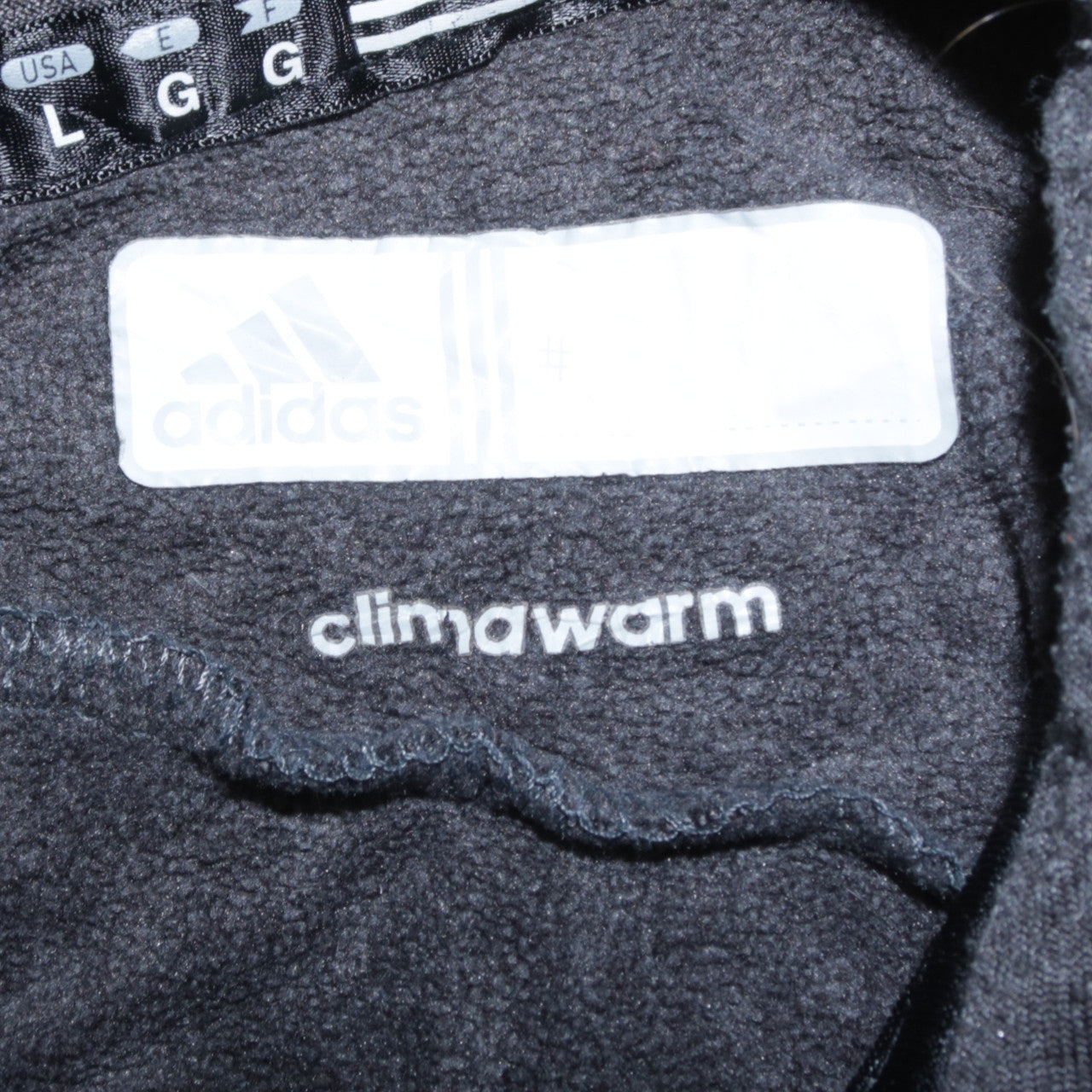 Mens UK Size L adidas Grey 1/2 Zip Sweatshirt