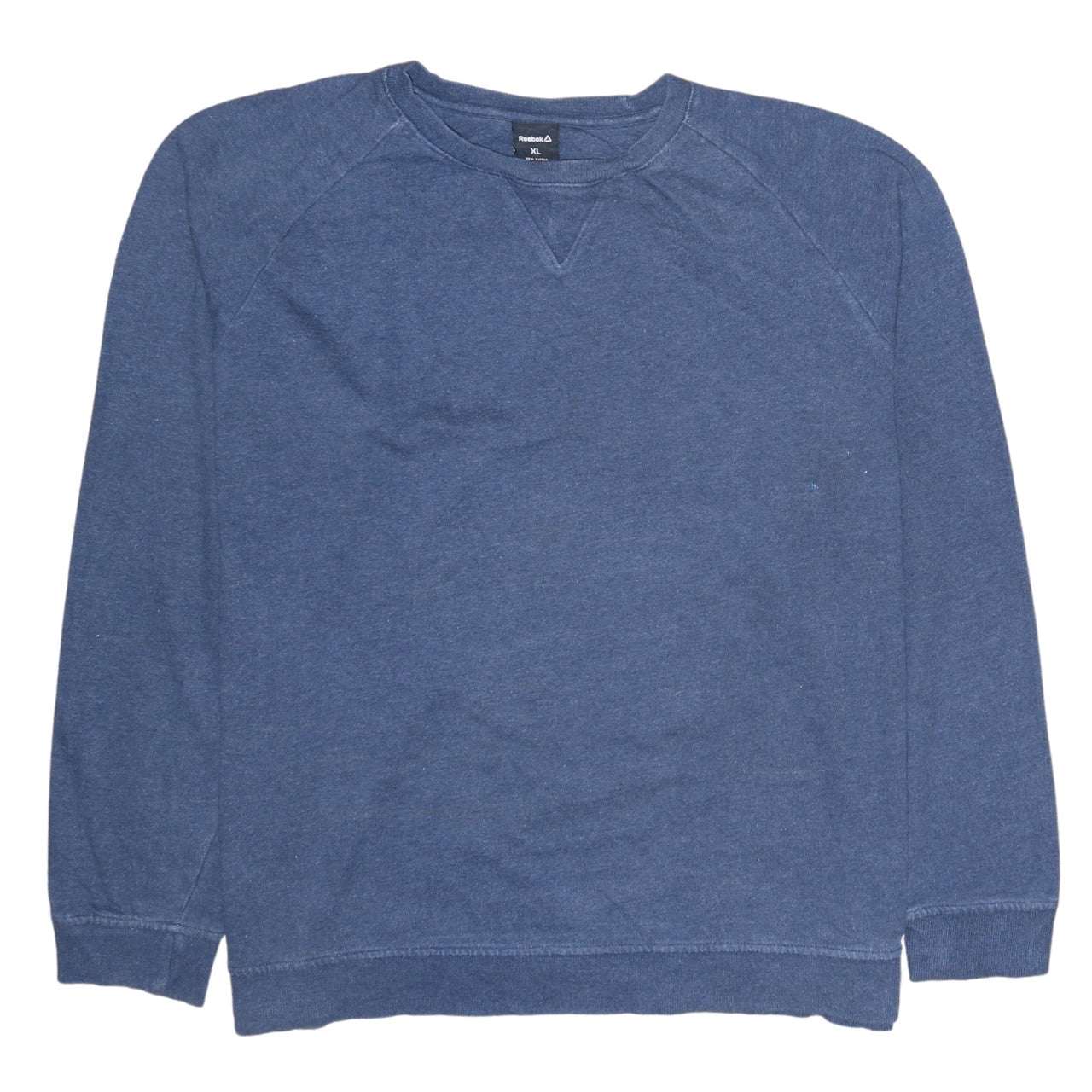 Mens UK Size XL Reebok Blue Pullover Sweatshirt