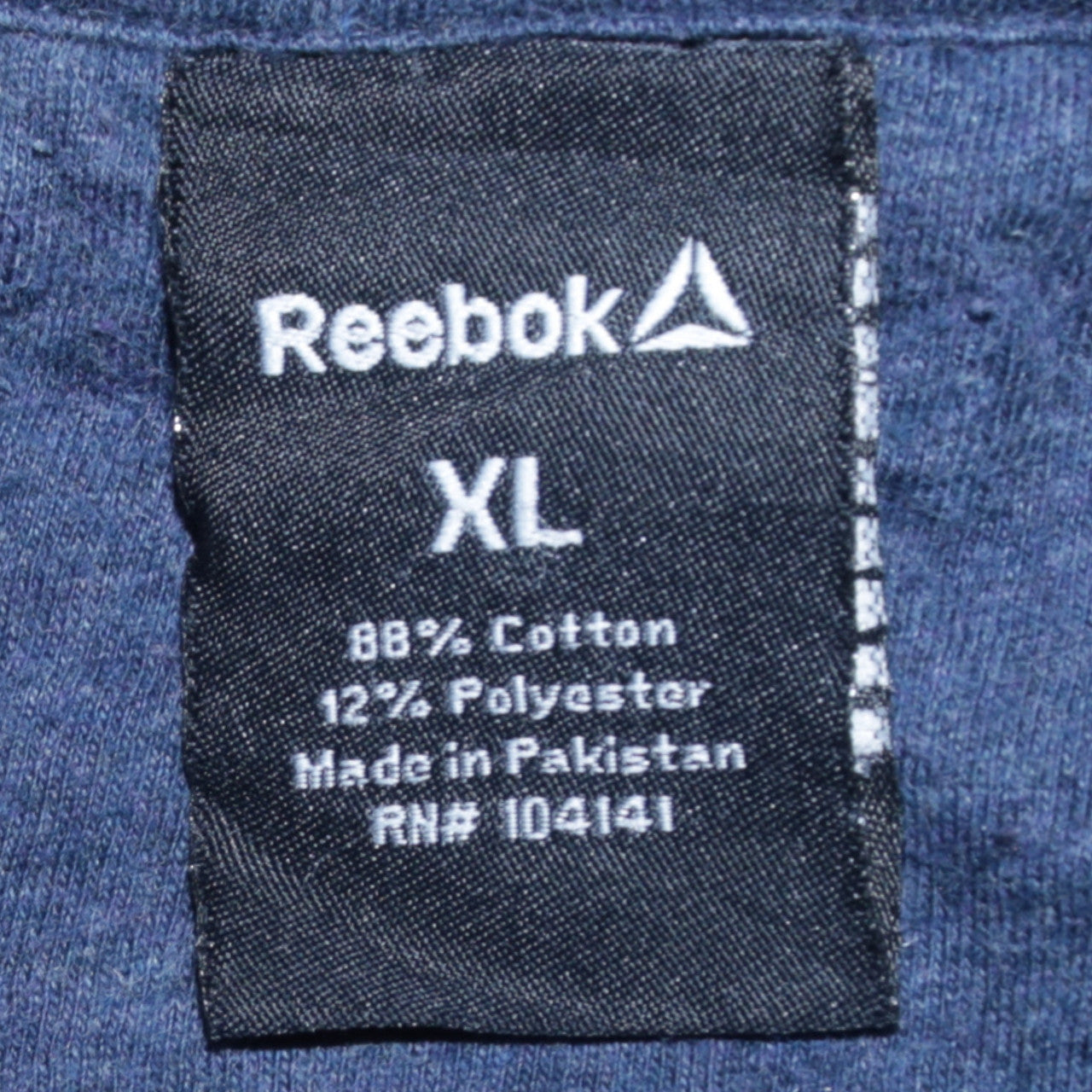 Mens UK Size XL Reebok Blue Pullover Sweatshirt