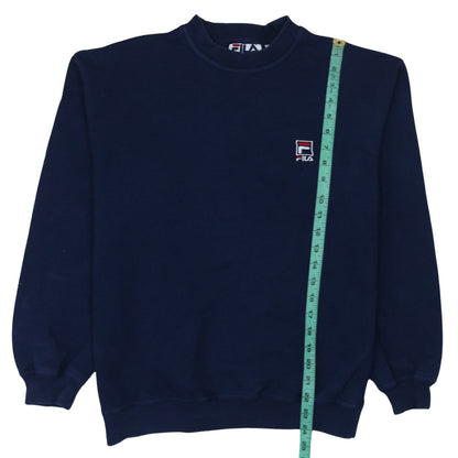 Mens UK Size S FILA Blue Pullover Sweatshirt