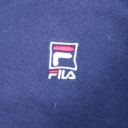 Mens UK Size S FILA Blue Pullover Sweatshirt