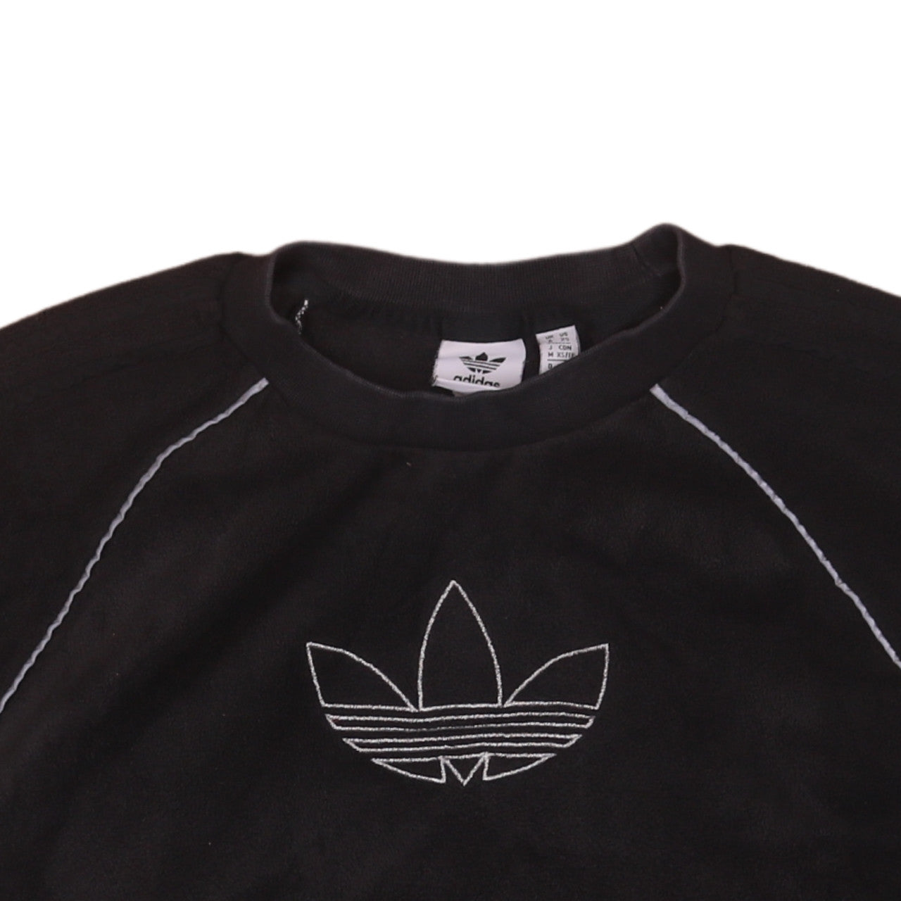 Womens UK Size XS adidas Black Pullover Sweatshirt
