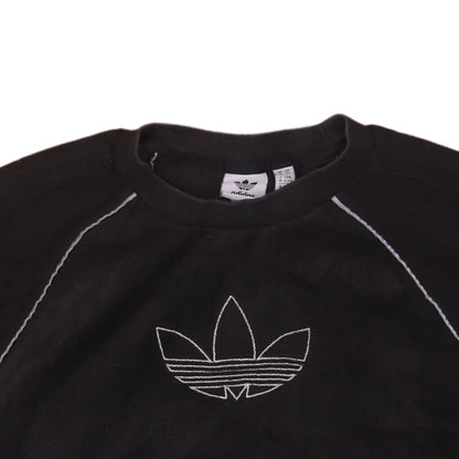 Womens UK Size XS adidas Black Pullover Sweatshirt