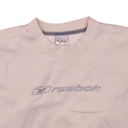 Boys UK Size 164 Reebok Beige Pullover Sweatshirt