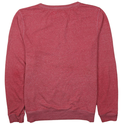 Mens UK Size L Hilfiger Denim Red Pullover Sweatshirt