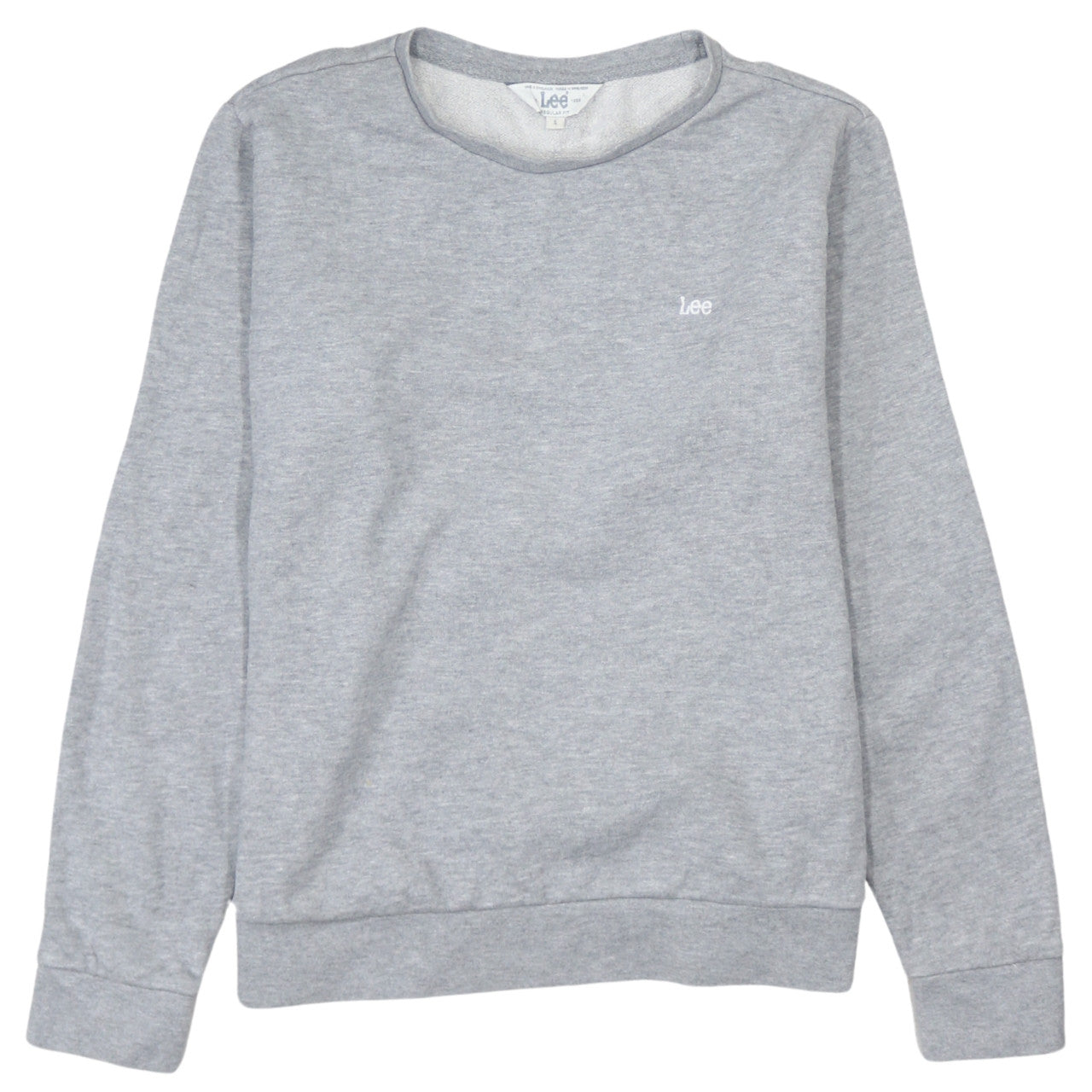 Mens UK Size S Lee Grey Pullover Sweatshirt