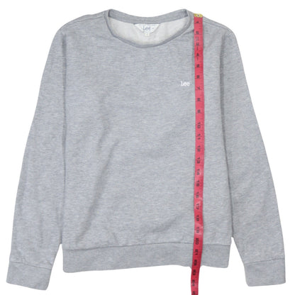 Mens UK Size S Lee Grey Pullover Sweatshirt