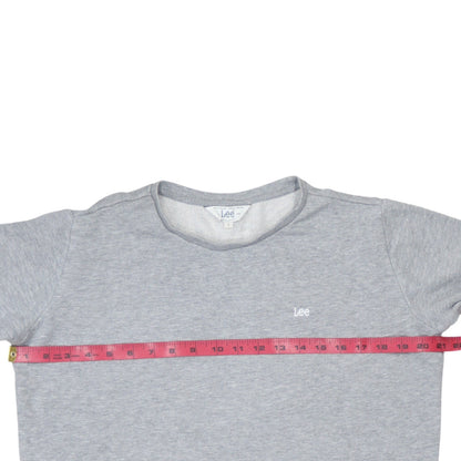 Mens UK Size S Lee Grey Pullover Sweatshirt