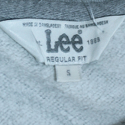 Mens UK Size S Lee Grey Pullover Sweatshirt