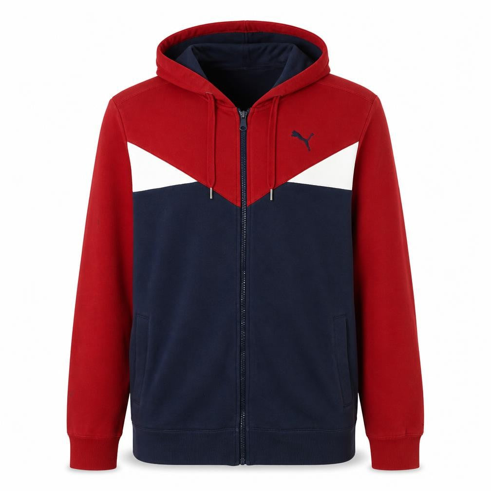 Mens UK Size XL PUMA Multicoloured Full Zip Hoodie