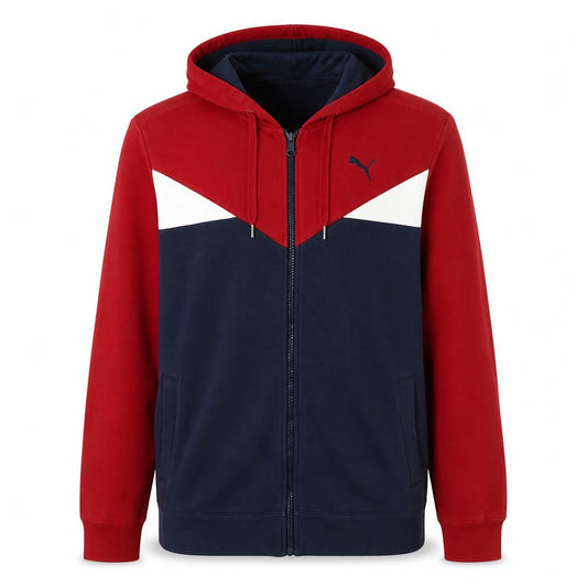 Mens UK Size XL PUMA Multicoloured Full Zip Hoodie