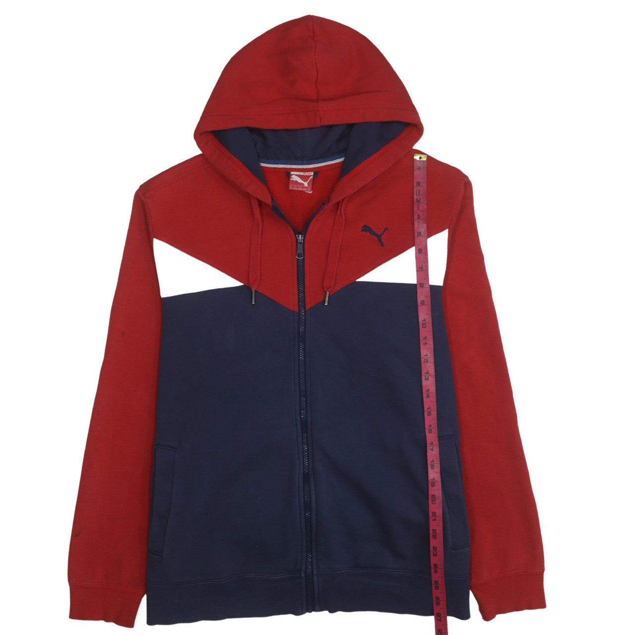 Mens UK Size XL PUMA Multicoloured Full Zip Hoodie