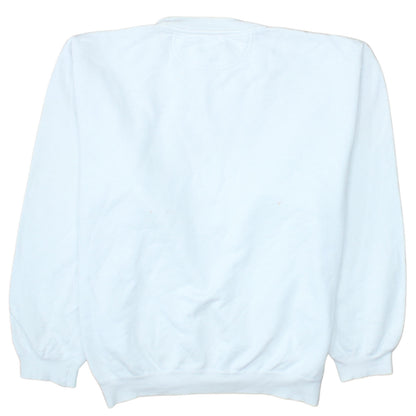 Mens UK Size XL SCHOTT White Pullover Sweatshirt