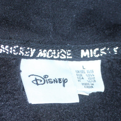 Womens UK Size L Disney Black Pullover Hoodie