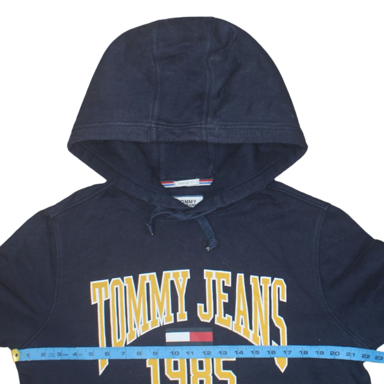 Mens UK Size XL Tommy Jeans Blue Pullover Hoodie
