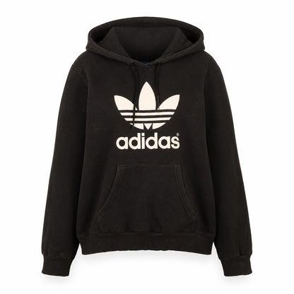 Womens UK Size 10 adidas Black Pullover Hoodie