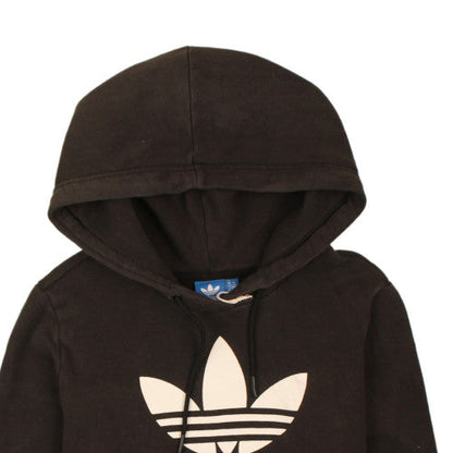 Womens UK Size 10 adidas Black Pullover Hoodie