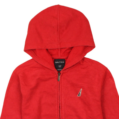 Teens UK Size 14 Nautica Red Full Zip Hoodie