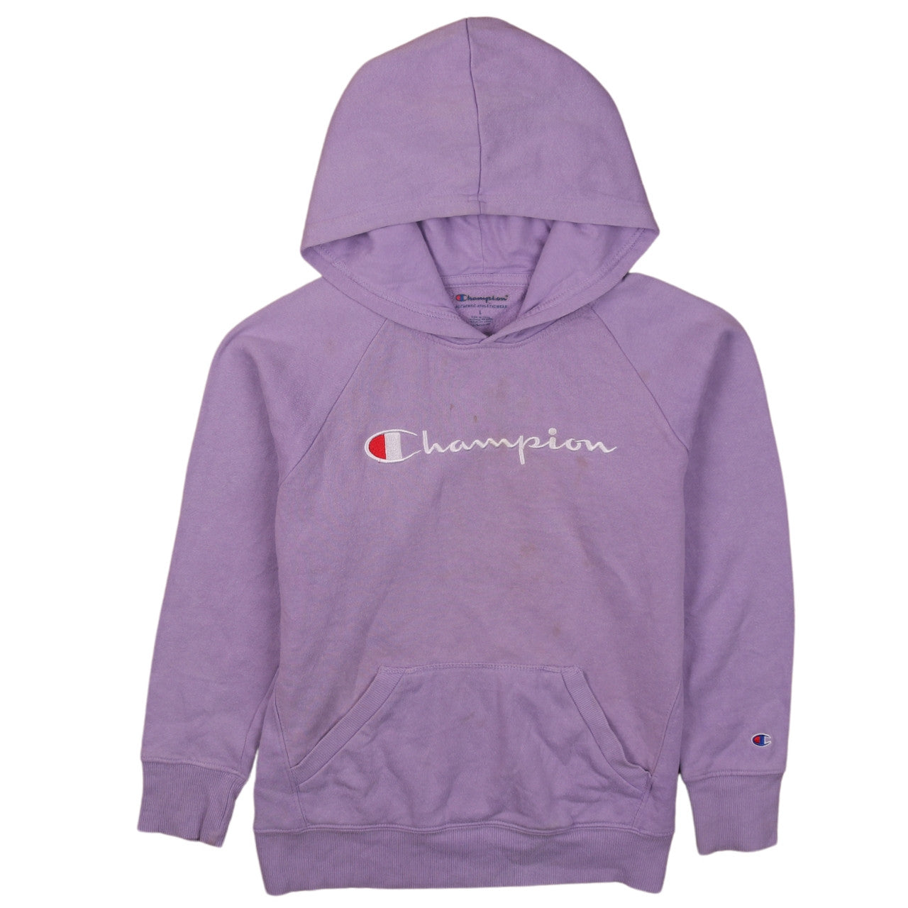 Girls UK Size L Champion Purple Pullover Hoodie