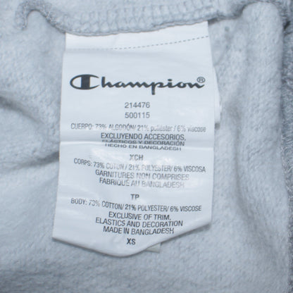 Mens UK Size XS Champion Grey Pullover Hoodie