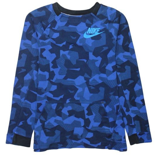 Boys UK Size 12-13 Years Nike Blue Pullover Sweatshirt