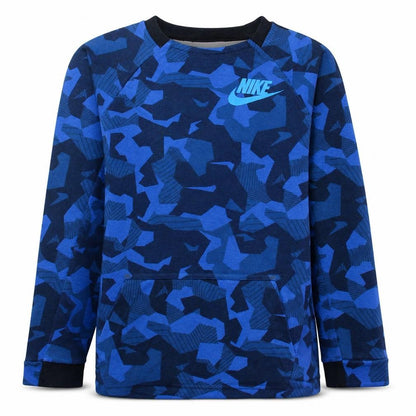 Boys UK Size 12-13 Years Nike Blue Pullover Sweatshirt