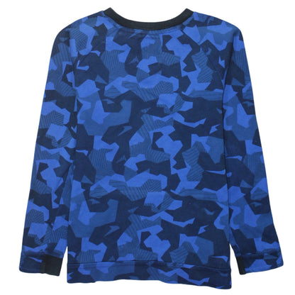 Boys UK Size 12-13 Years Nike Blue Pullover Sweatshirt