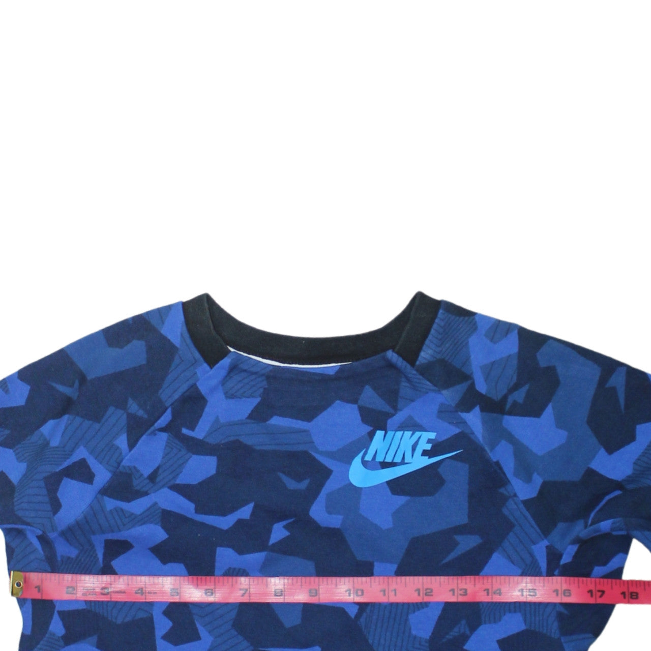 Boys UK Size 12-13 Years Nike Blue Pullover Sweatshirt