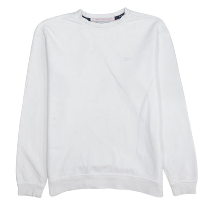 Mens UK Size L Reebok White Pullover Sweatshirt