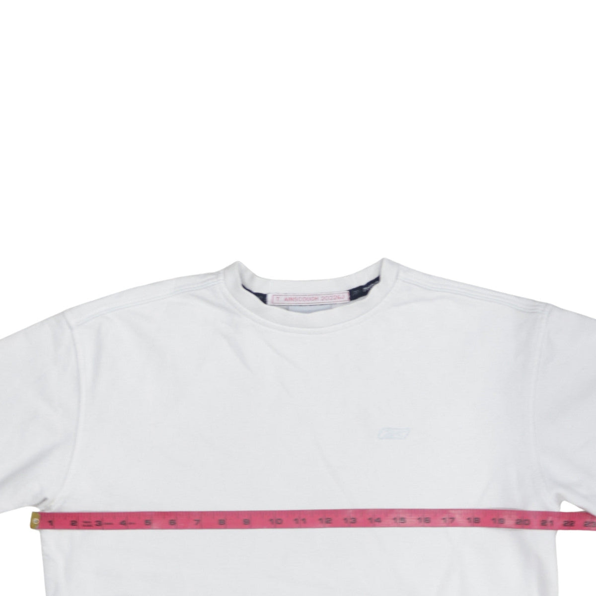 Mens UK Size L Reebok White Pullover Sweatshirt