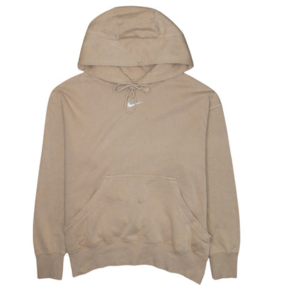 Mens UK Size S Nike Beige Pullover Hoodie