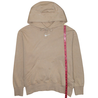 Mens UK Size S Nike Beige Pullover Hoodie