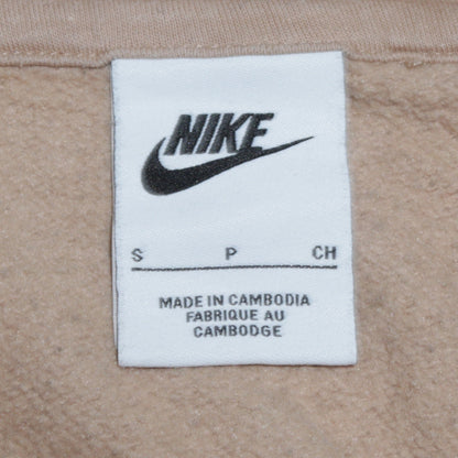 Mens UK Size S Nike Beige Pullover Hoodie