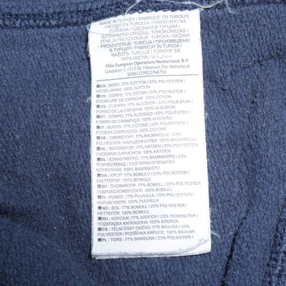 Mens UK Size L Nike Blue Pullover Hoodie