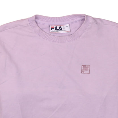 Womens UK Size S FILA Pink Pullover Sweatshirt